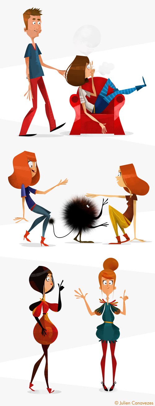 illustrateur de personnages humains