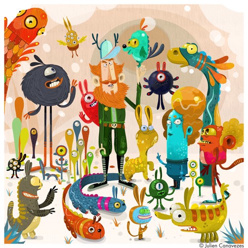 dessin de monstres