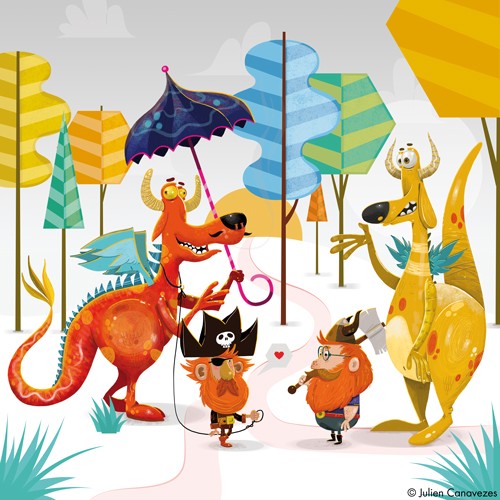pirate dragon viking et princesse