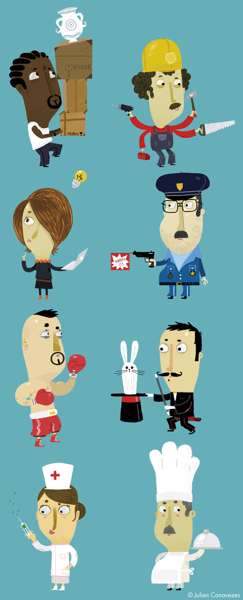 illustration de metier pole emploi
