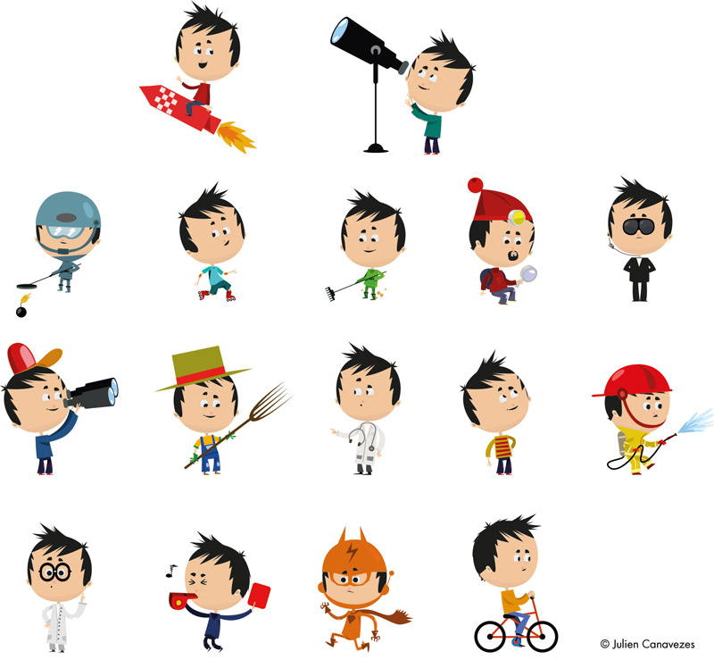 illustration personnage enfant