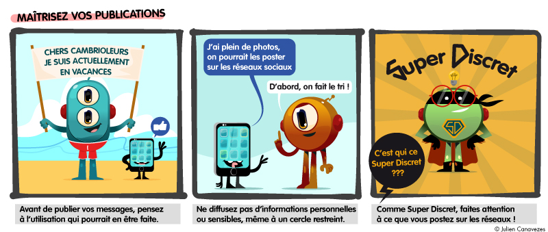 illustration sur les réseaux sociaux