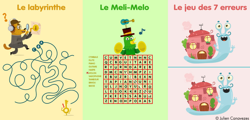 illustration de jeux pour enfants