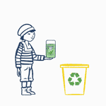illustration recyclage