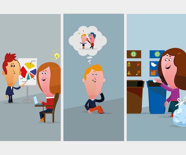Corporate illustrations