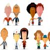 dessinateur personnages vectoriels